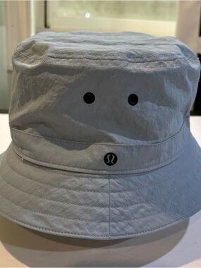 lululemon athletica Light Gray/ blue Bucket Hat Athleisure brand OS Unisex